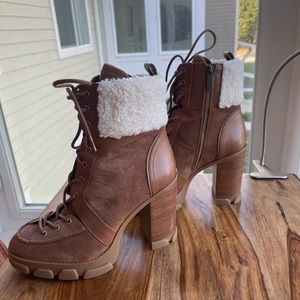 Michael Kors heeled brown boots